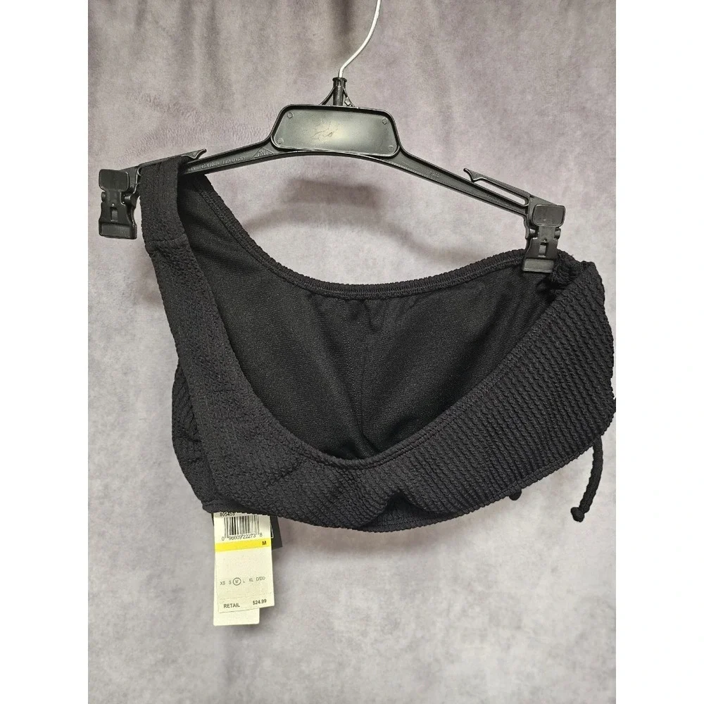 Salt & Cove size medium black bikini‎ top (S95)